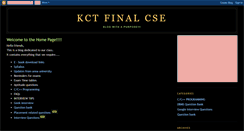 Desktop Screenshot of kctcse.blogspot.com