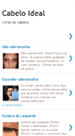 Mobile Screenshot of cabeloideal.blogspot.com
