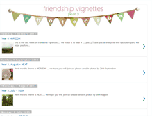 Tablet Screenshot of friendship-vignettes.blogspot.com