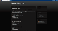 Desktop Screenshot of fling2011.blogspot.com