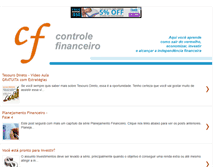 Tablet Screenshot of controle-financeiro.blogspot.com
