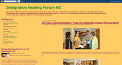 Desktop Screenshot of integrativehealingforumnc.blogspot.com