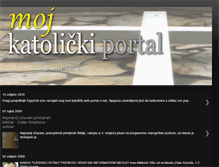 Tablet Screenshot of moj-katolicki-portal.blogspot.com