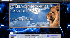 Desktop Screenshot of igpentecostalcasadeisrael.blogspot.com