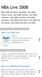 Mobile Screenshot of nba-live-2008.blogspot.com