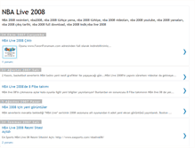 Tablet Screenshot of nba-live-2008.blogspot.com