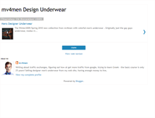 Tablet Screenshot of men-designer-underwear.blogspot.com