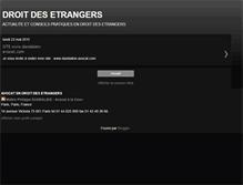 Tablet Screenshot of droitdesetrangers-avocat.blogspot.com