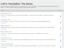 Tablet Screenshot of loft-in-translation.blogspot.com