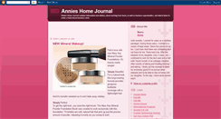 Desktop Screenshot of annies-home-journal.blogspot.com