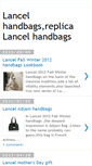 Mobile Screenshot of lancelreplicahandbags.blogspot.com
