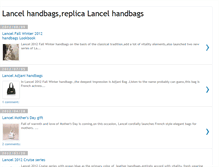 Tablet Screenshot of lancelreplicahandbags.blogspot.com