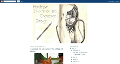 Desktop Screenshot of handrawnillustration.blogspot.com