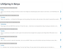Tablet Screenshot of lifespringkenya.blogspot.com