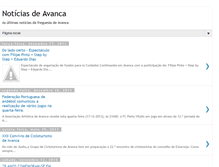 Tablet Screenshot of noticiasdeavanca.blogspot.com