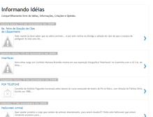 Tablet Screenshot of informandoideias.blogspot.com
