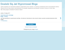 Tablet Screenshot of jakwypromowacbloga.blogspot.com