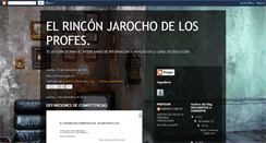 Desktop Screenshot of elrinconjarochodelosprofes.blogspot.com