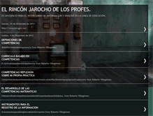 Tablet Screenshot of elrinconjarochodelosprofes.blogspot.com