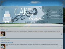 Tablet Screenshot of cakeliciouscreations.blogspot.com