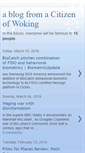 Mobile Screenshot of citizenofwoking.blogspot.com