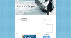 Desktop Screenshot of freestuffsforu.blogspot.com