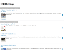 Tablet Screenshot of epdholdings.blogspot.com