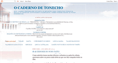 Desktop Screenshot of cadernodetonecho.blogspot.com