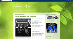 Desktop Screenshot of humanistmom.blogspot.com