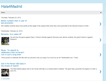 Tablet Screenshot of hala4madrid.blogspot.com