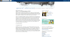 Desktop Screenshot of generaladmission.blogspot.com