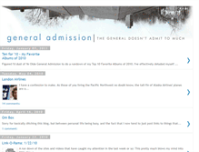 Tablet Screenshot of generaladmission.blogspot.com