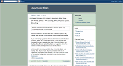 Desktop Screenshot of mountainbikescheap.blogspot.com