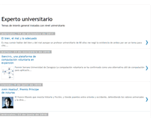 Tablet Screenshot of expertouniversitario.blogspot.com
