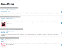 Tablet Screenshot of bodas-unicas.blogspot.com