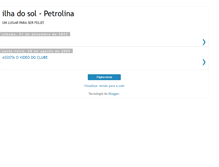 Tablet Screenshot of ilhadosolpetrolina.blogspot.com