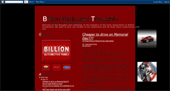 Desktop Screenshot of billionparts.blogspot.com