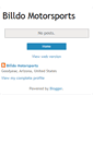 Mobile Screenshot of billdomotorsports.blogspot.com