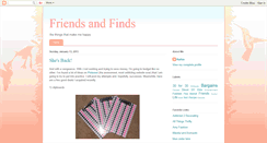 Desktop Screenshot of friendsandfinds.blogspot.com