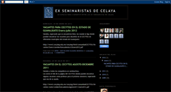 Desktop Screenshot of exseminaristasdecelaya.blogspot.com