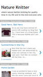 Mobile Screenshot of natureknitter.blogspot.com
