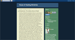 Desktop Screenshot of houseofhealingministries.blogspot.com