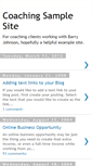 Mobile Screenshot of barrycoaching.blogspot.com