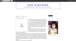 Desktop Screenshot of godparadise.blogspot.com