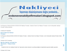 Tablet Screenshot of evdenevenakliyefirmalari.blogspot.com