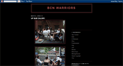 Desktop Screenshot of bcn-warriors.blogspot.com