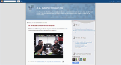 Desktop Screenshot of grupotonantzin.blogspot.com