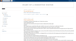Desktop Screenshot of diaryofadementeddieter.blogspot.com
