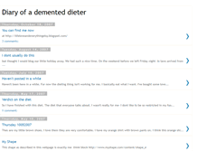 Tablet Screenshot of diaryofadementeddieter.blogspot.com