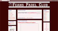 Desktop Screenshot of feanspadel.blogspot.com